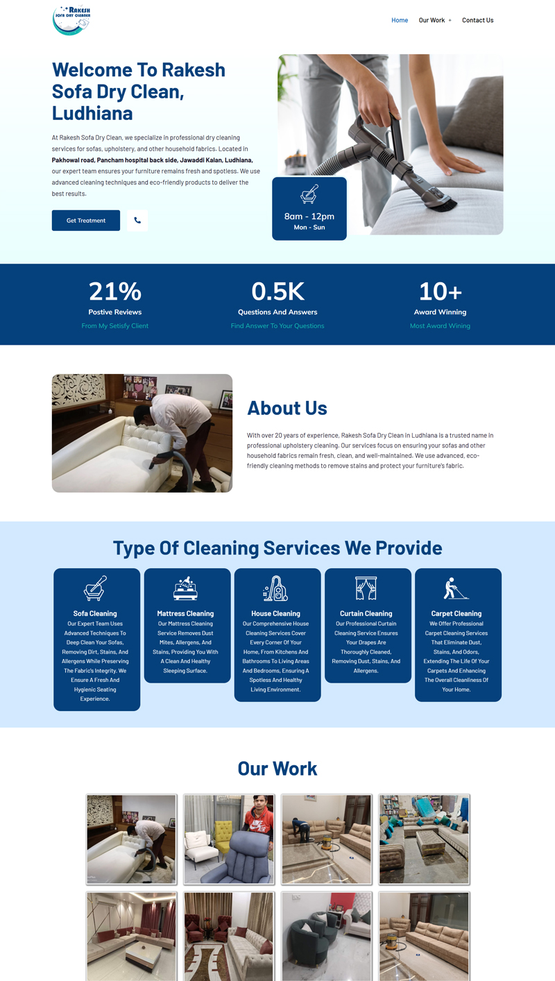 Rakesh Sofa Dry Clean — Local Upholstery Cleaning Site