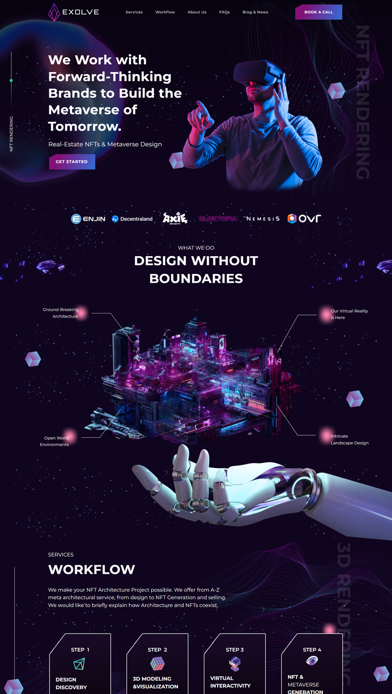 Exolve — Metaverse Architecture & NFT Design Studio