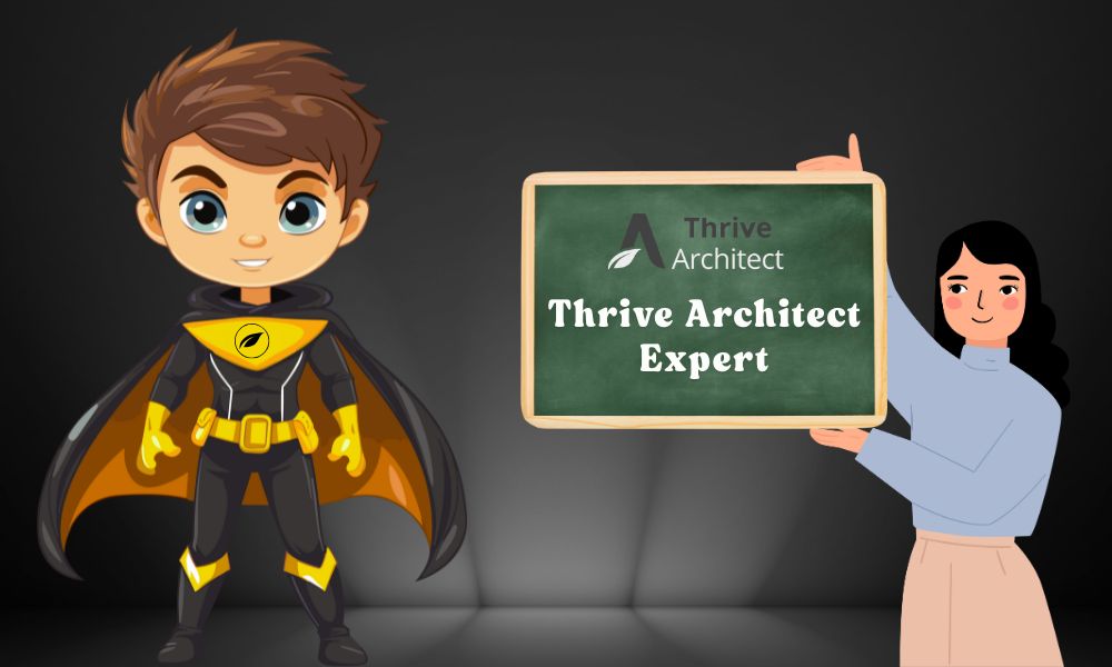 Thrive Architect Expert designing a WordPress landing page